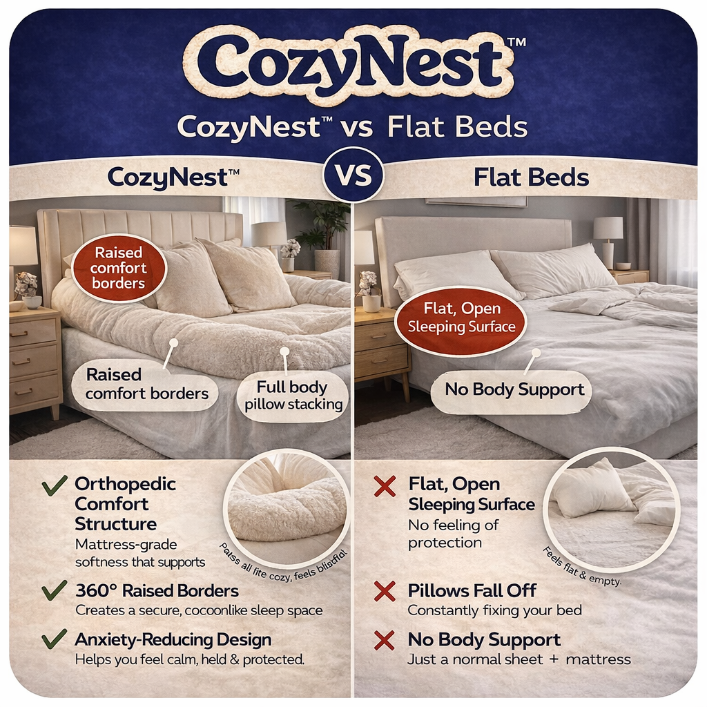 CozyNest bedding set on a bed